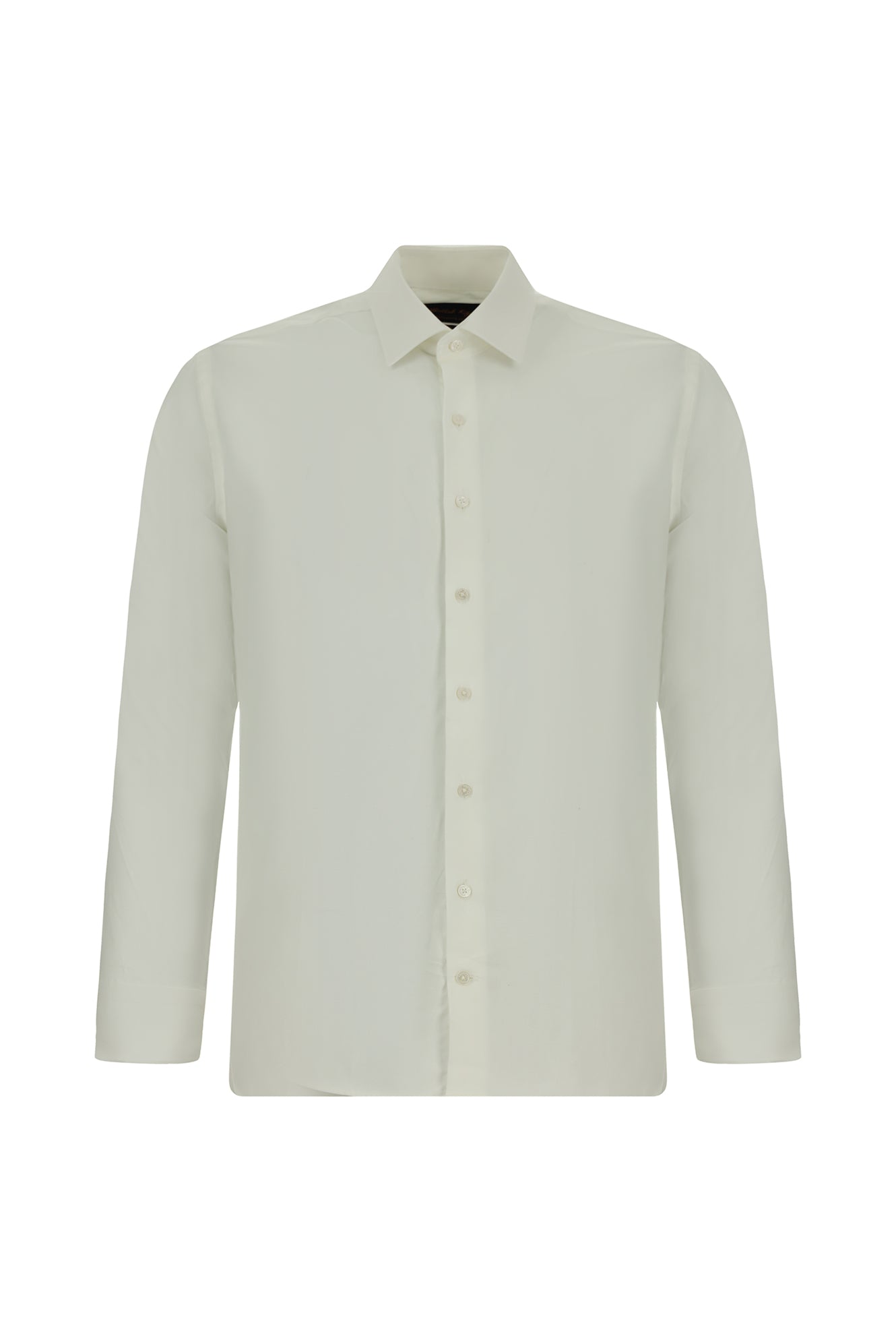 Beyaz Uzun Kol Slim Fit Dar Kesim Oxford Pamuk Gömlek