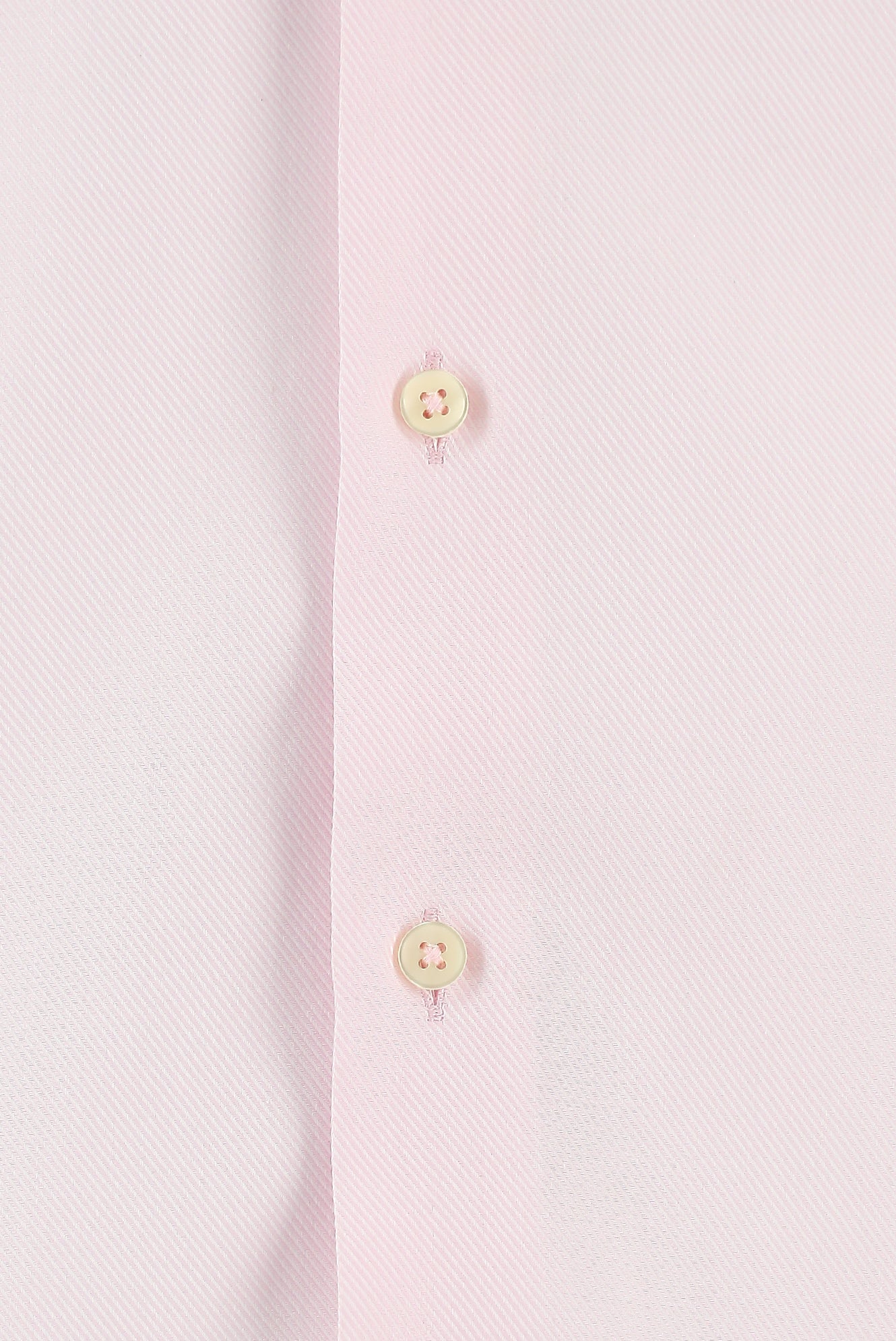 Toz Pembe Uzun Kol Slim Fit Dar Kesim Desenli Pamuk Gömlek