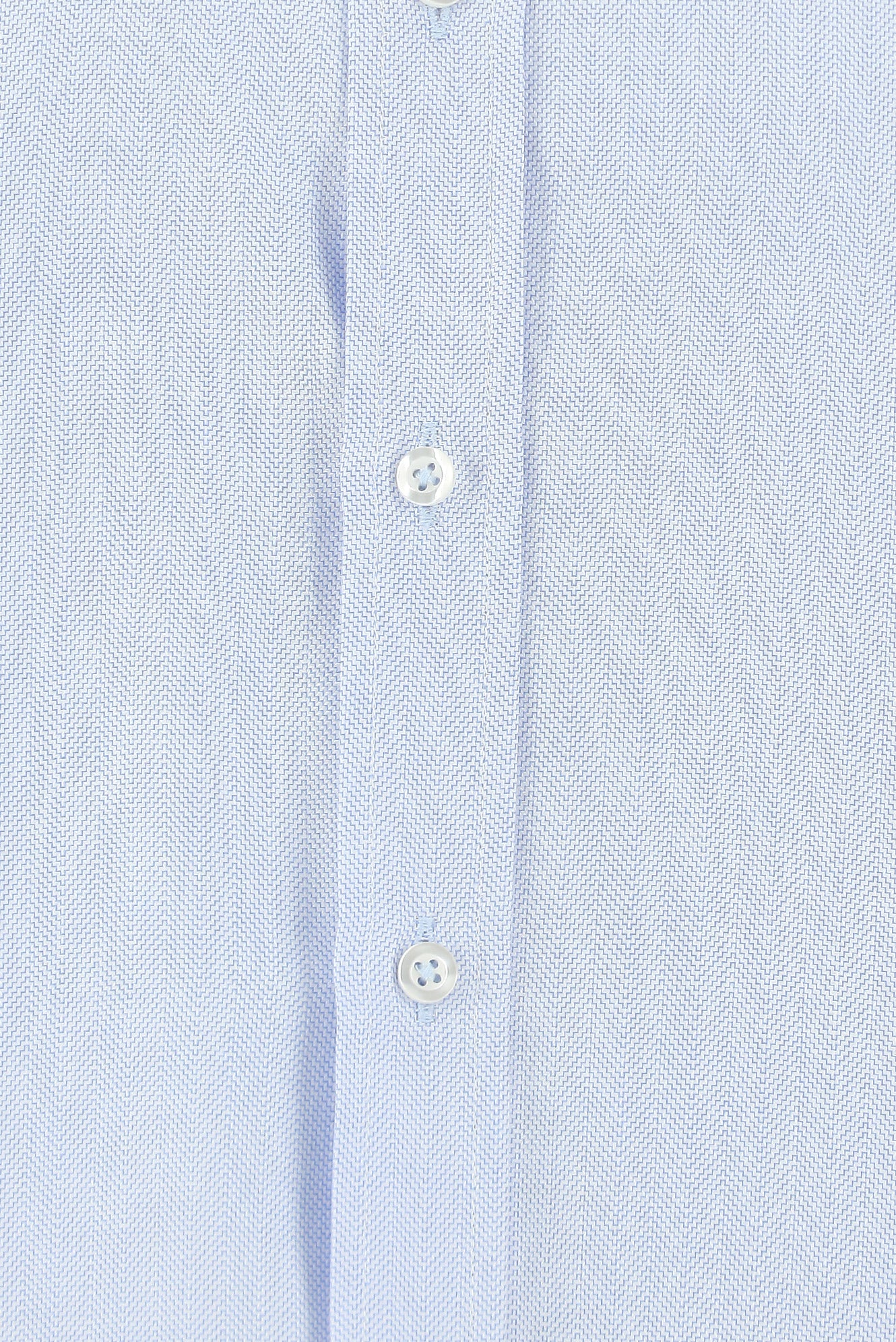 Açık Mavi Uzun Kol Klasik Desenli Pamuk Gömlek
