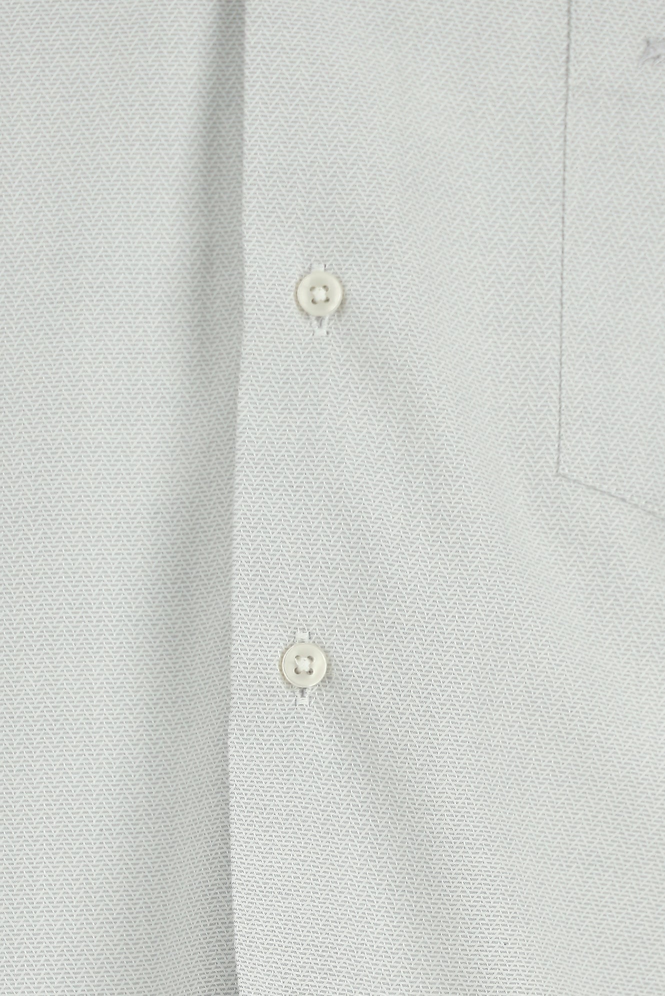 Açık Gri Uzun Kol Regular Fit Desenli Pamuk Gömlek