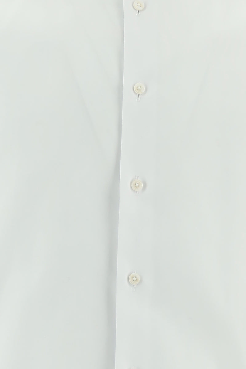 Beyaz Uzun Kol Slim Fit Dar Kesim Non Iron Oxford Pamuk Gömlek
