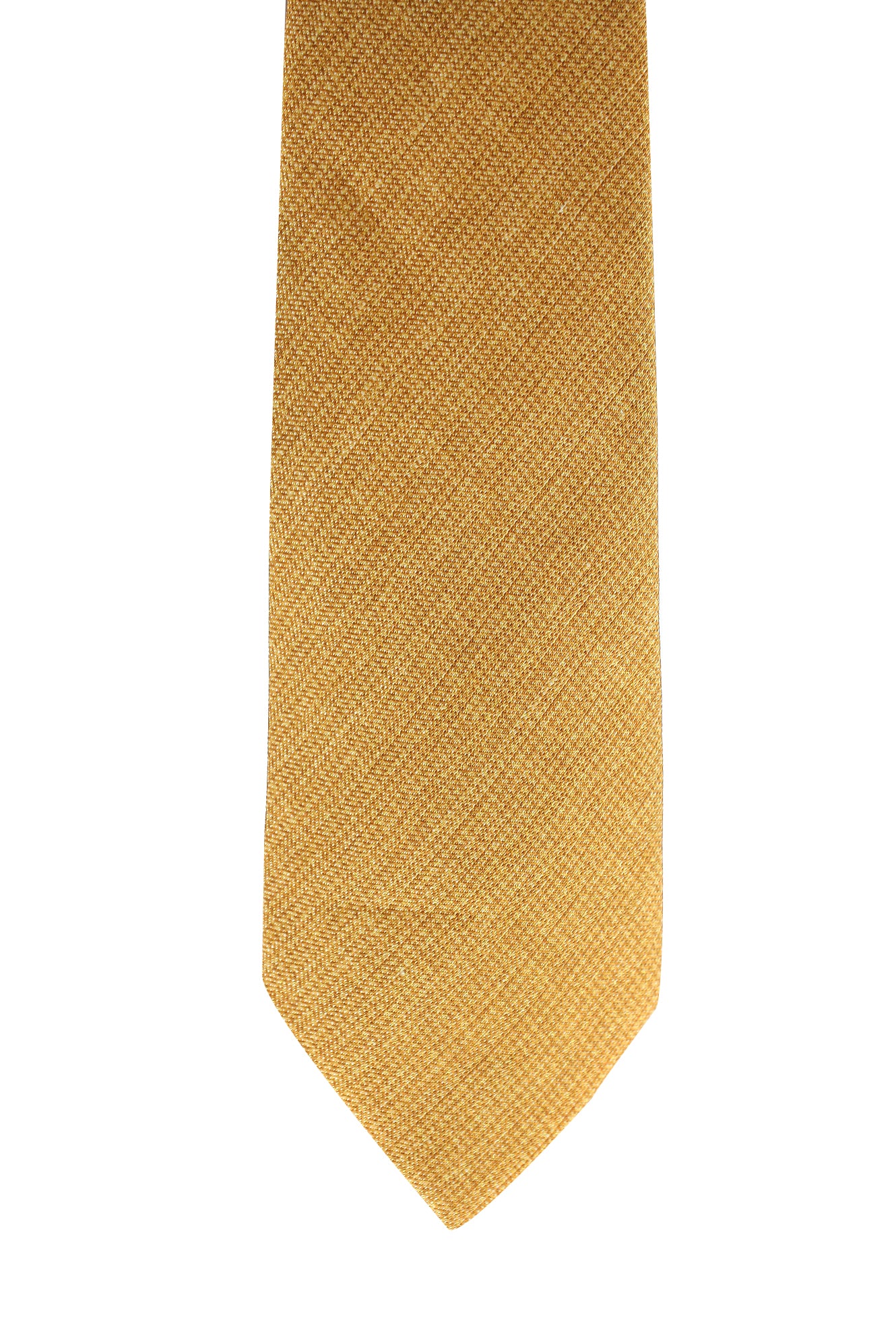 Hardal İtalyan Desenli Kravat