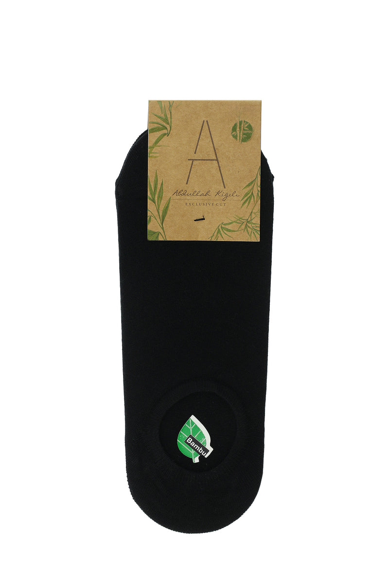 Siyah 2'li Bambu Karışımlı Loafer Çorap Seti