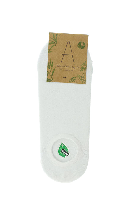 Beyaz 2'li Bambu Karışımlı Loafer Çorap Seti