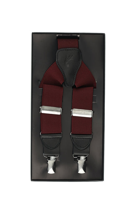 Açık Bordo Likralı Pantolon Askısı
