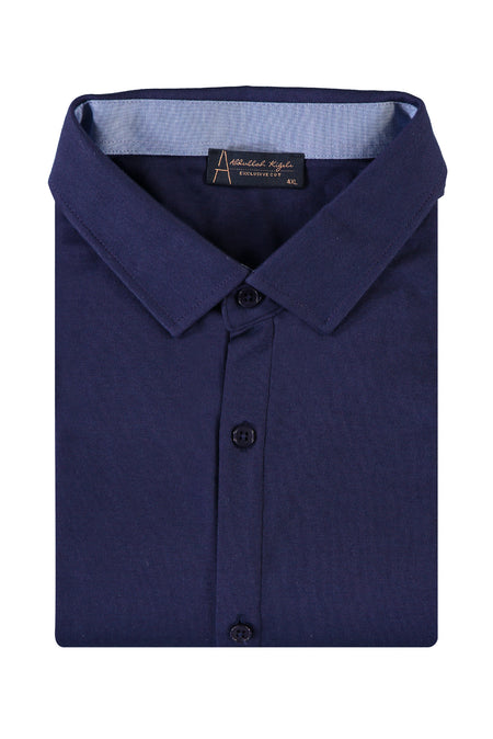 Mor Büyük Beden Polo Yaka Gömlek Model T-shirt