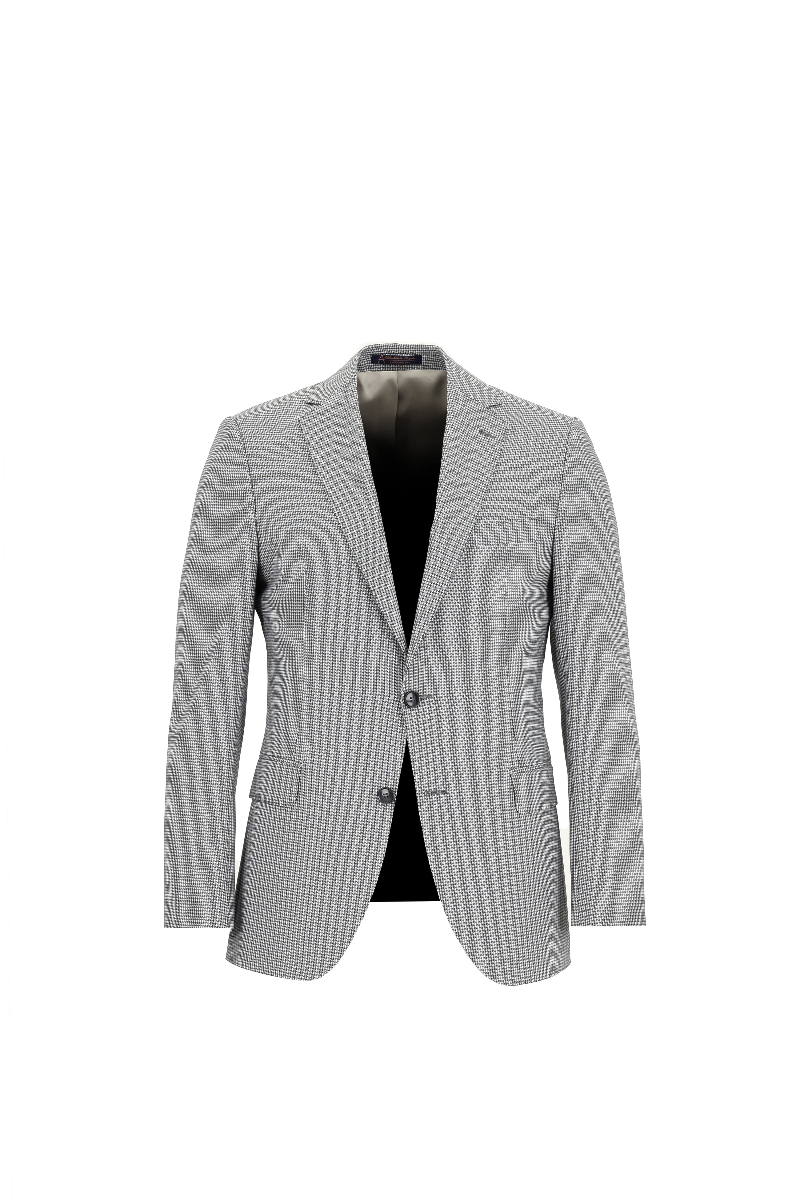 Siyah Regular Fit Kombinli Desenli Takım Elbise