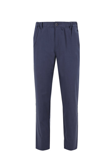 İndigo Relaxed Fit Rahat Kesim Likralı Kanvas / Chino Pantolon