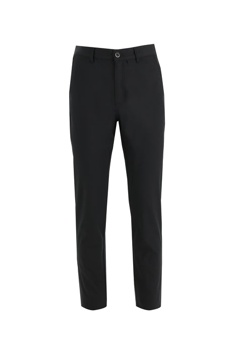 Siyah Relax Fit Rahat Kesim Likralı Kanvas / Chino Pantolon