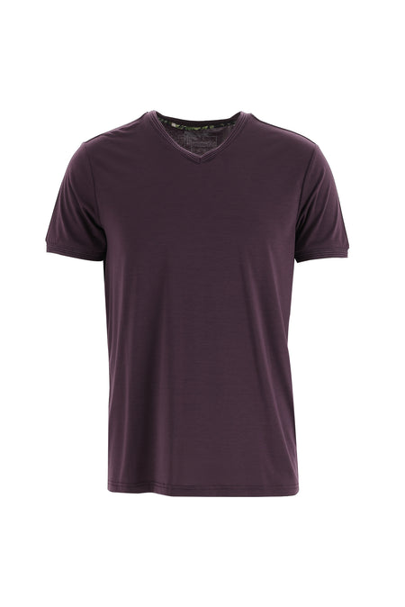 Mürdüm V Yaka Slim Fit Dar Kesim T-shirt