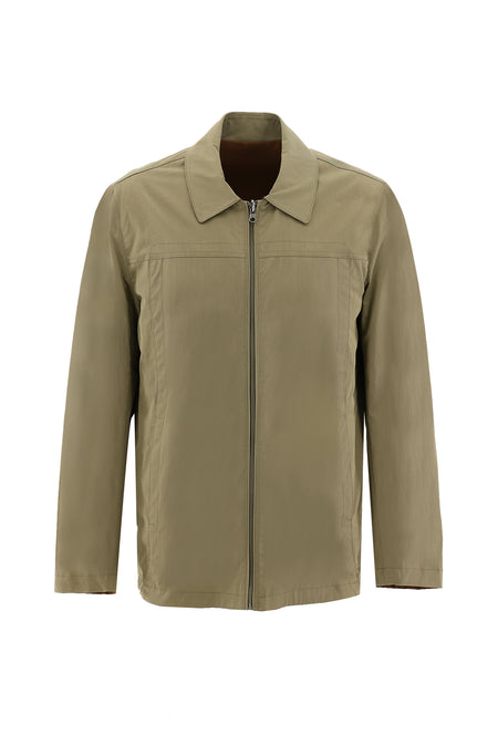 Orta Vizon Slim Fit Dar Kesim Mevsimlik Çift Taraflı Mont