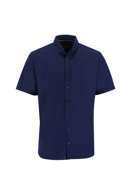 Açık Lacivert Polo Yaka Gömlek Model T-shirt