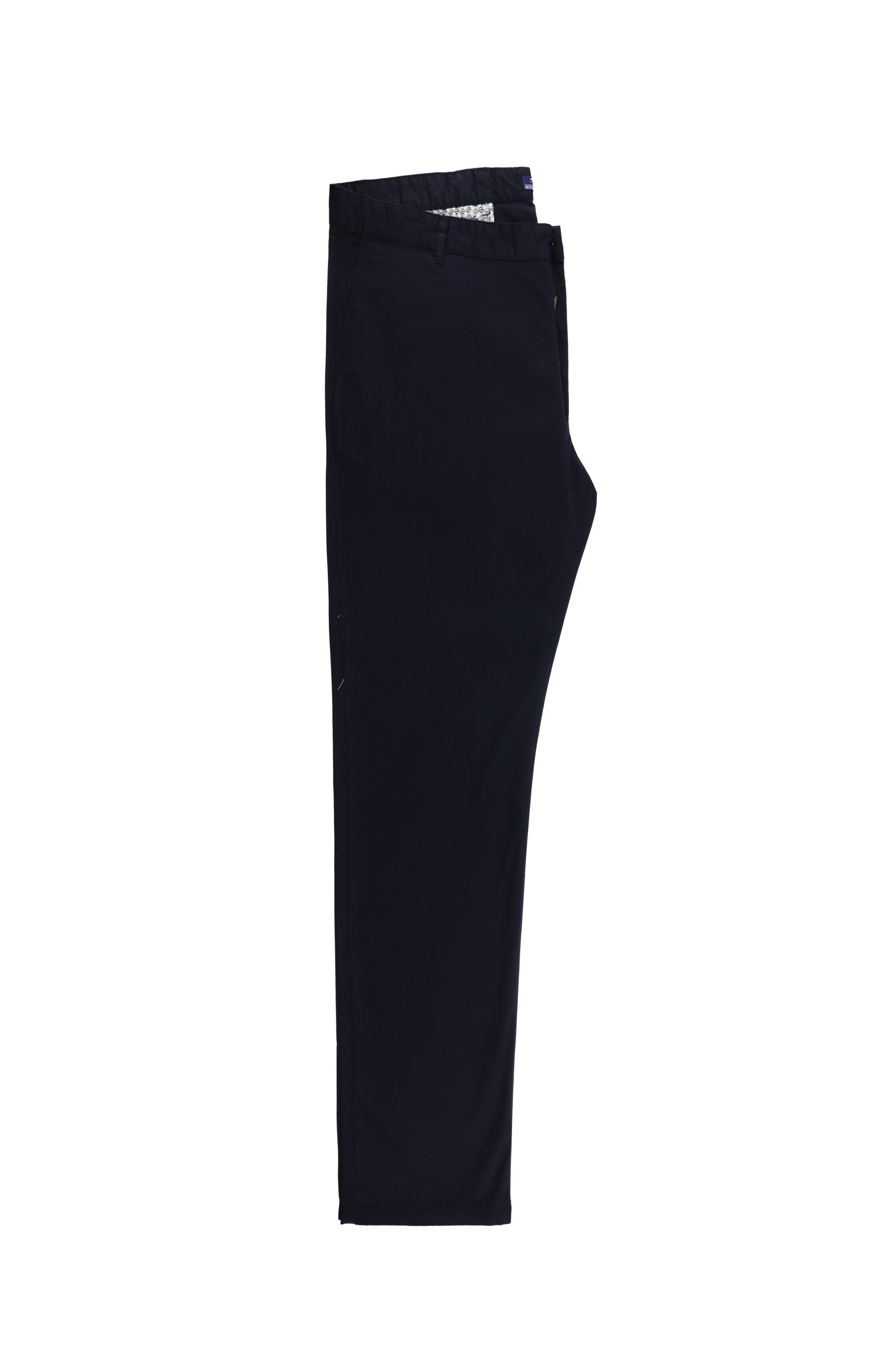 Koyu Lacivert Regular Fit Standart Kesim Likral? Kanvas / Chino Pantolon-Abdullah Ki??l?