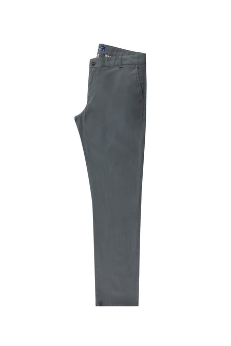 Orta Füme Regular Fit Likralı Kanvas / Chino Pantolon
