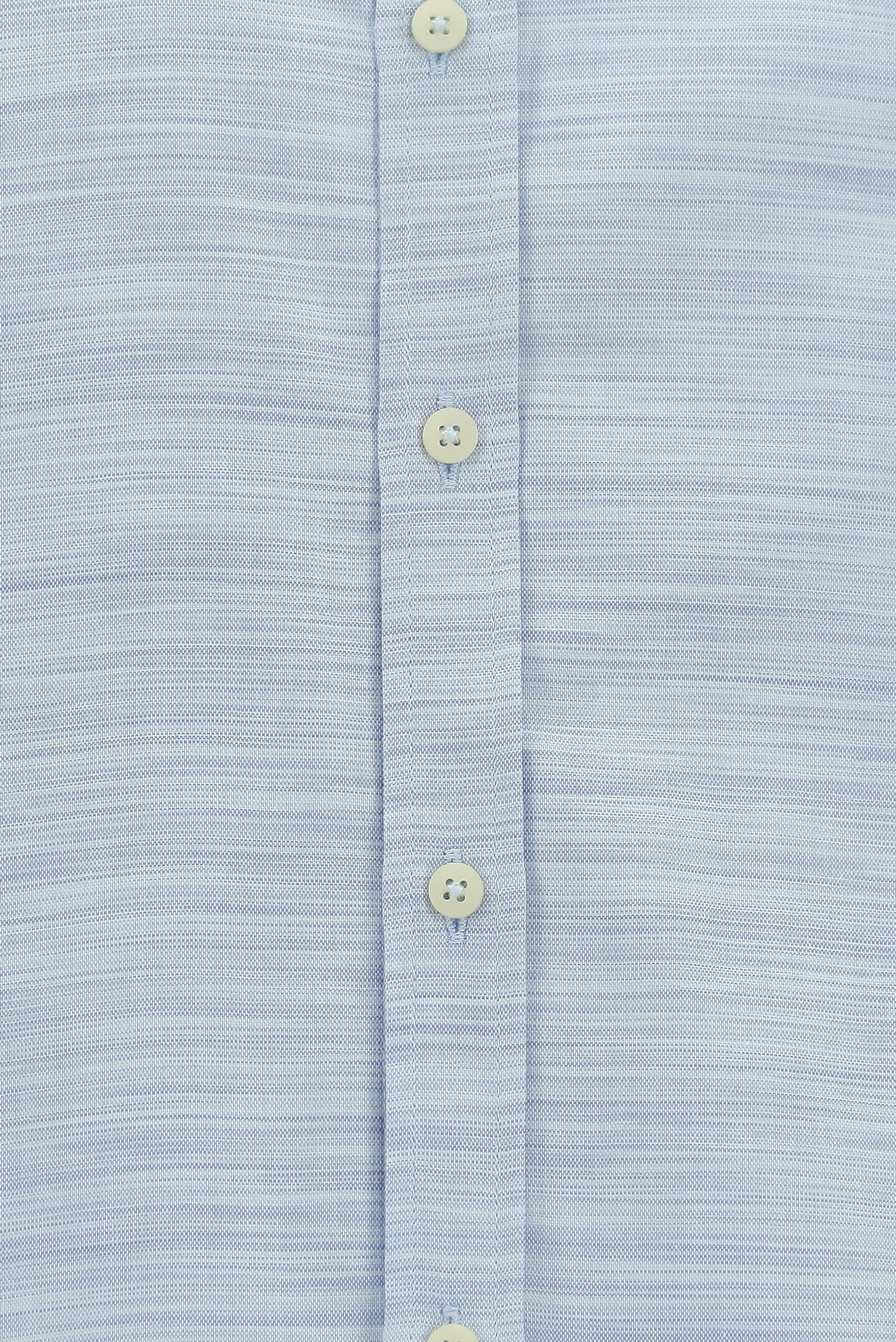 Açık Mavi Uzun Kol Slim Fit Dar Kesim Desenli Pamuk Şantuk Gömlek