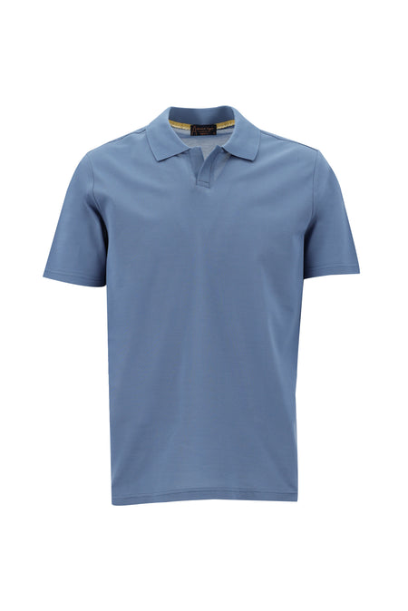 Mavi Polo Yaka Regular Fit Merserize Pamuk T-shirt