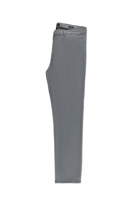 Orta Füme Regular Fit Likralı Kanvas / Chino Pantolon