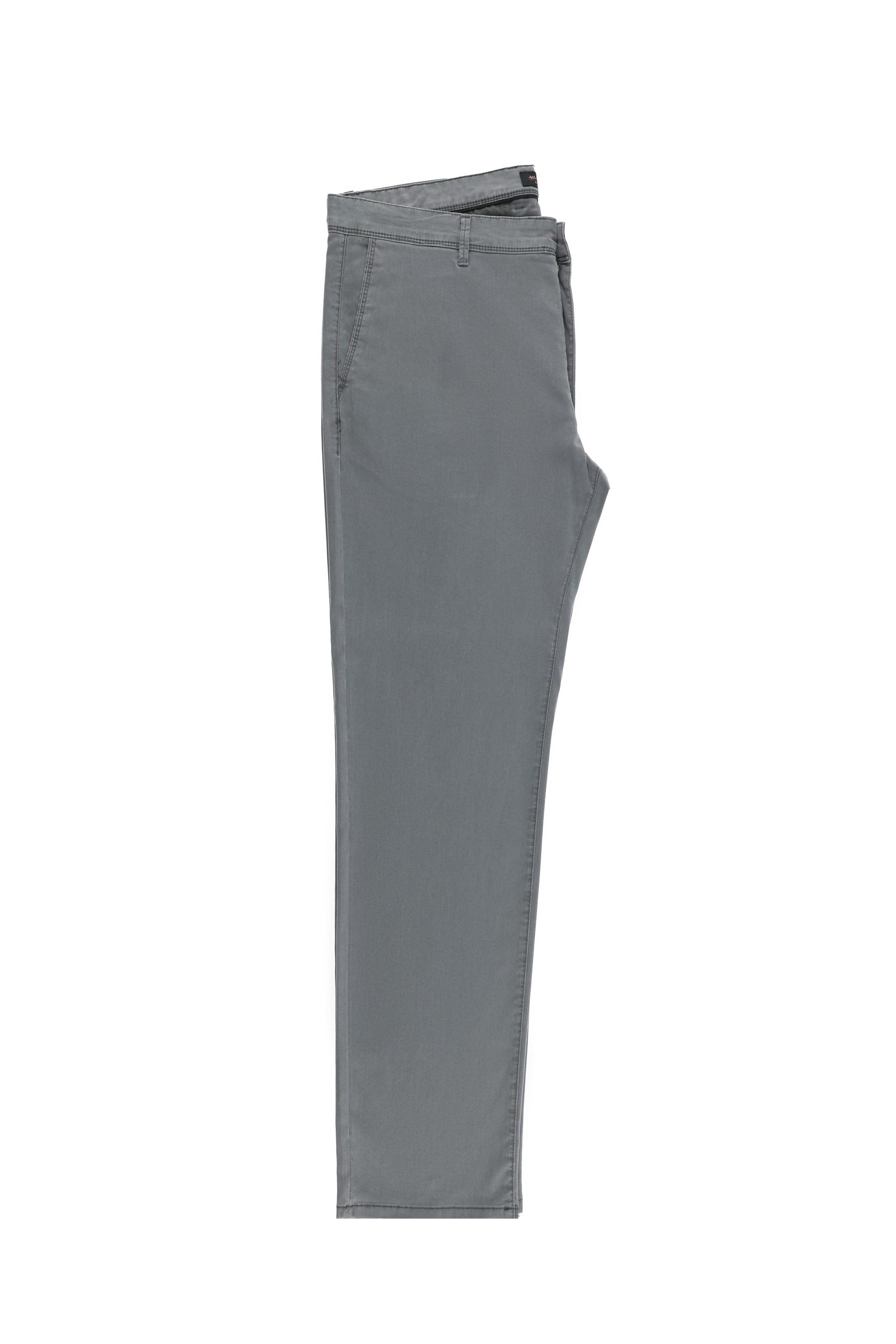 Orta Füme Regular Fit Likralı Kanvas / Chino Pantolon