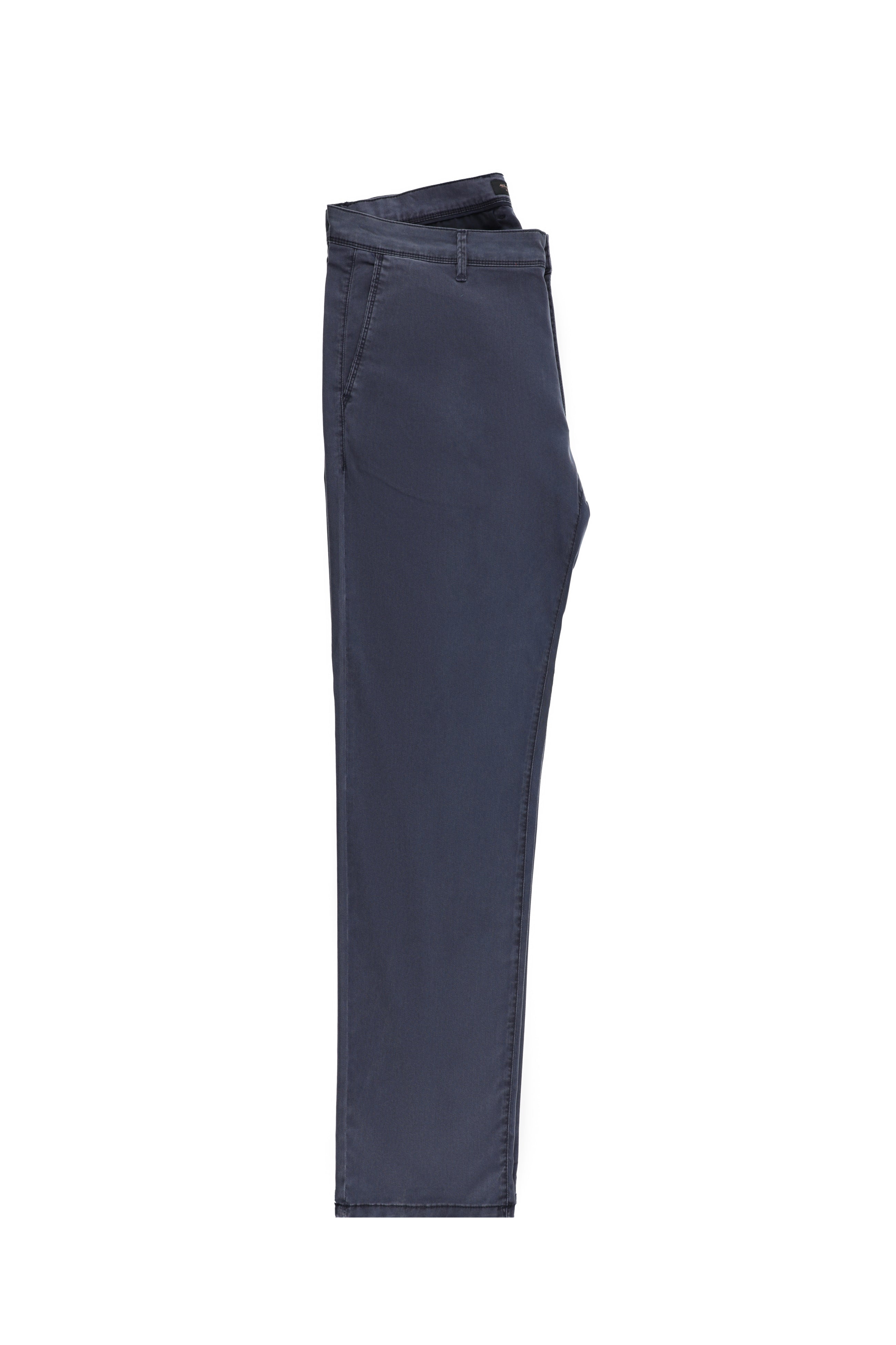 Orta Lacivert Regular Fit Standart Kesim Likral? Kanvas / Chino Pantolon-Abdullah Ki??l?