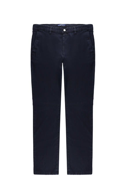 Koyu Lacivert Relaxed Fit Rahat Kesim Likralı Denim Look Pantolon