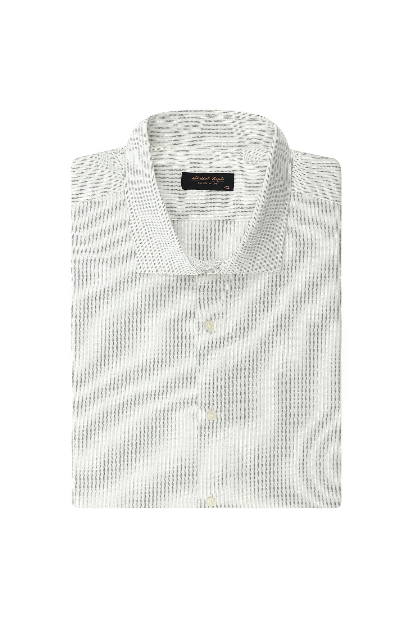 Koyu Kahve Uzun Kol Klasik Desenli Pamuk Gömlek