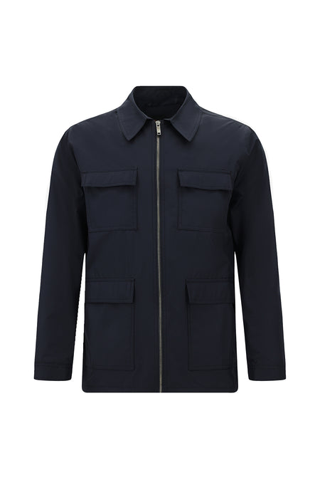 Orta Lacivert Mevsimlik Mont