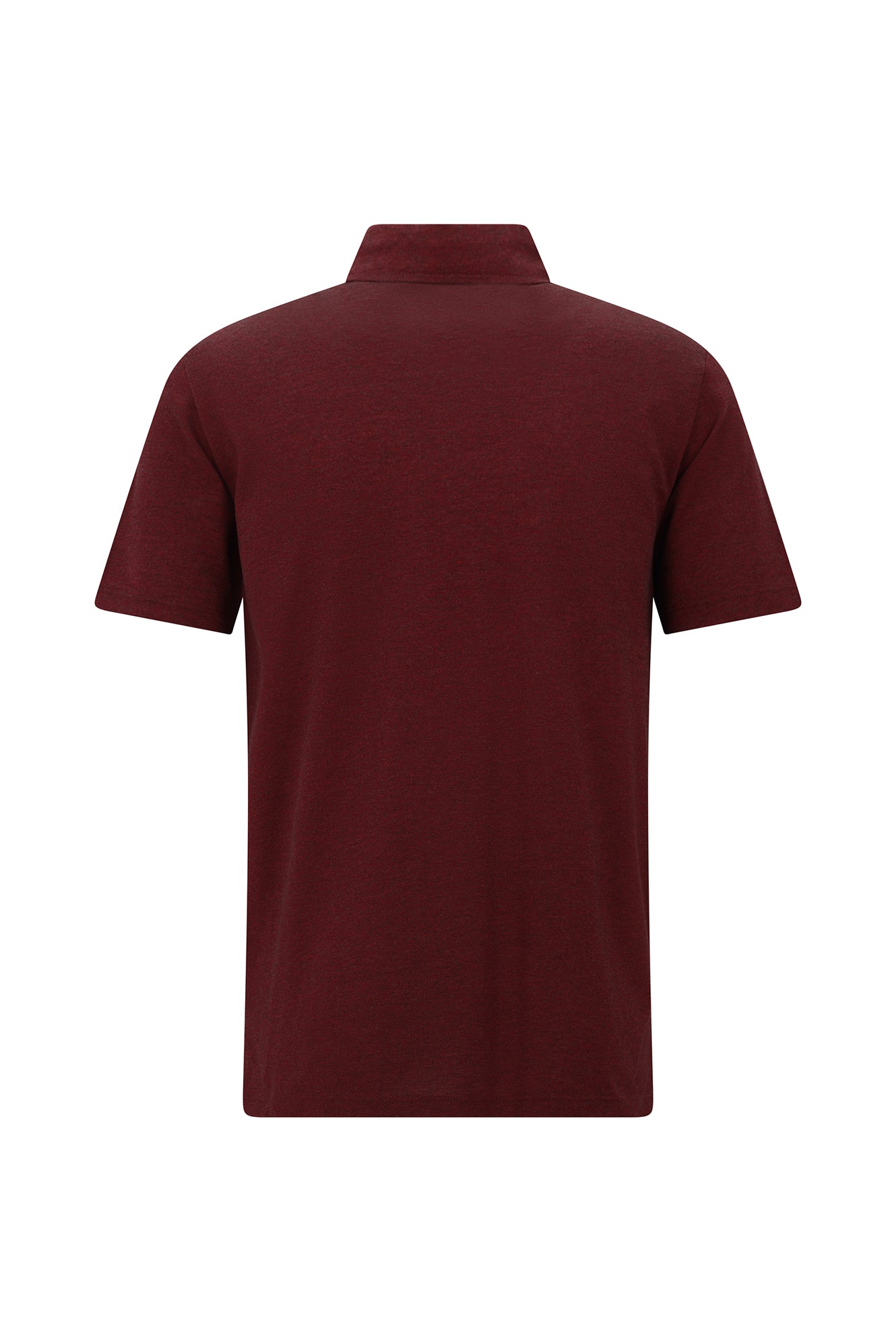 Koyu Antrasit Melanj Regular Fit Desenli Nakışlı Merserize Pamuk Polo Yaka T-shirt