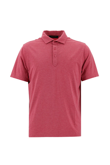 Açık Kırmızı Polo Yaka Regular Fit T-shirt