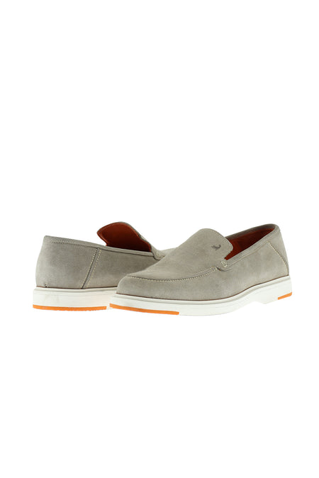 Orta Bej Casual Loafer Süet Deri Ayakkabı