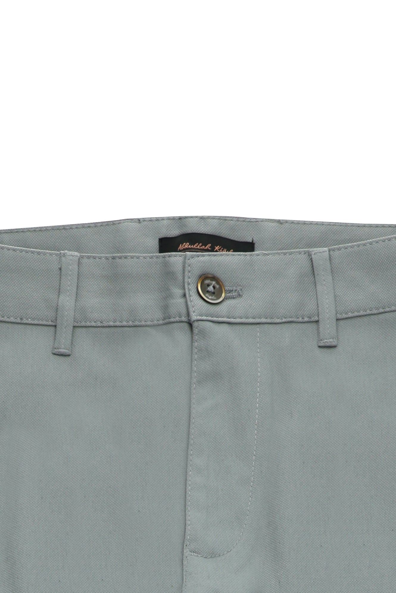 Bulut Gri Regular Fit Desenli Likralı Kanvas / Chino Pantolon