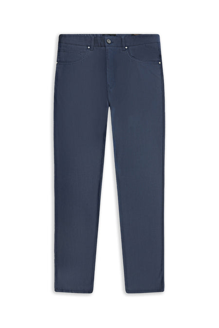 İndigo Regular Fit Likralı Kanvas / Chino Pantolon