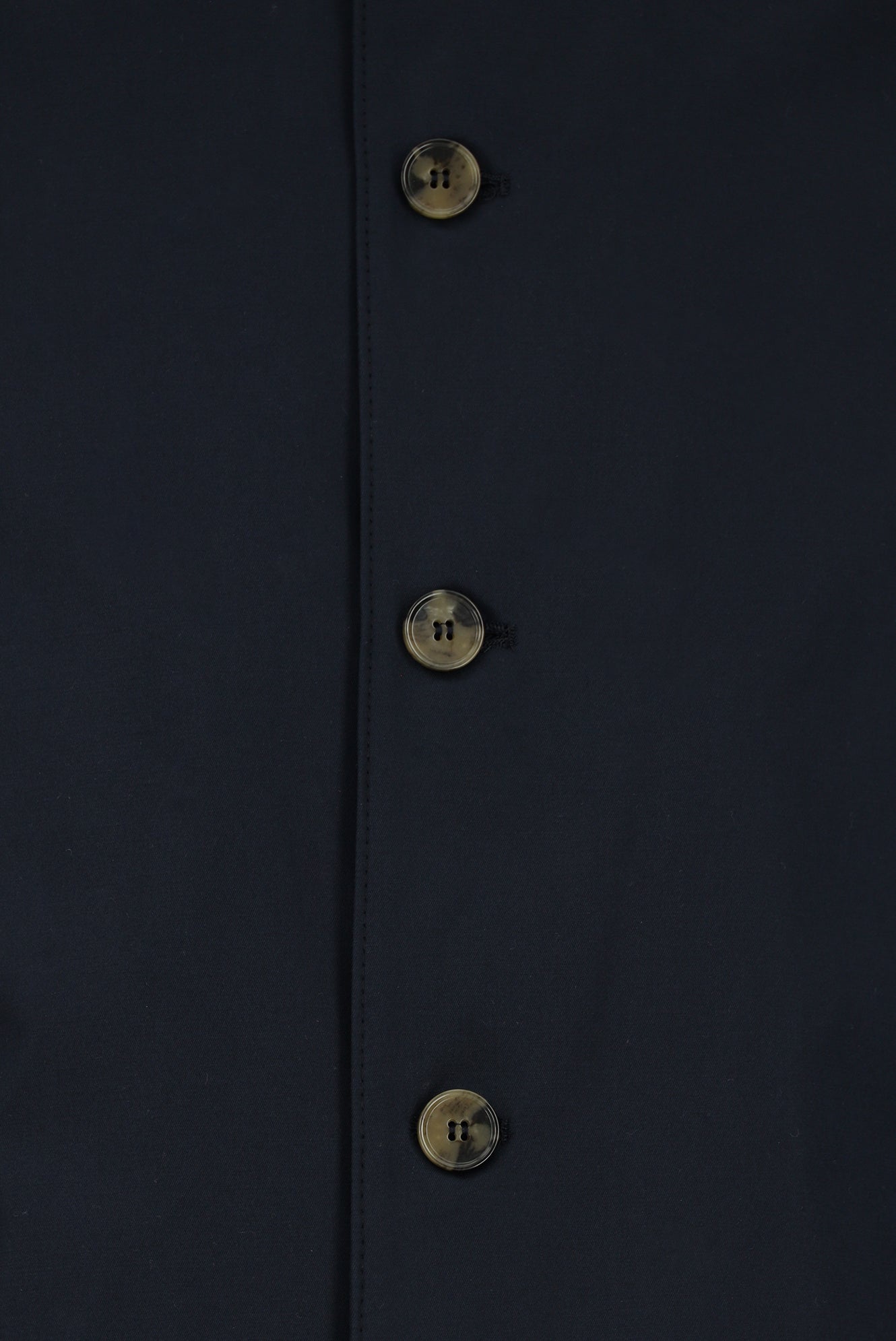 Siyah Lacivert Pamuklu Pardösü & Trençkot