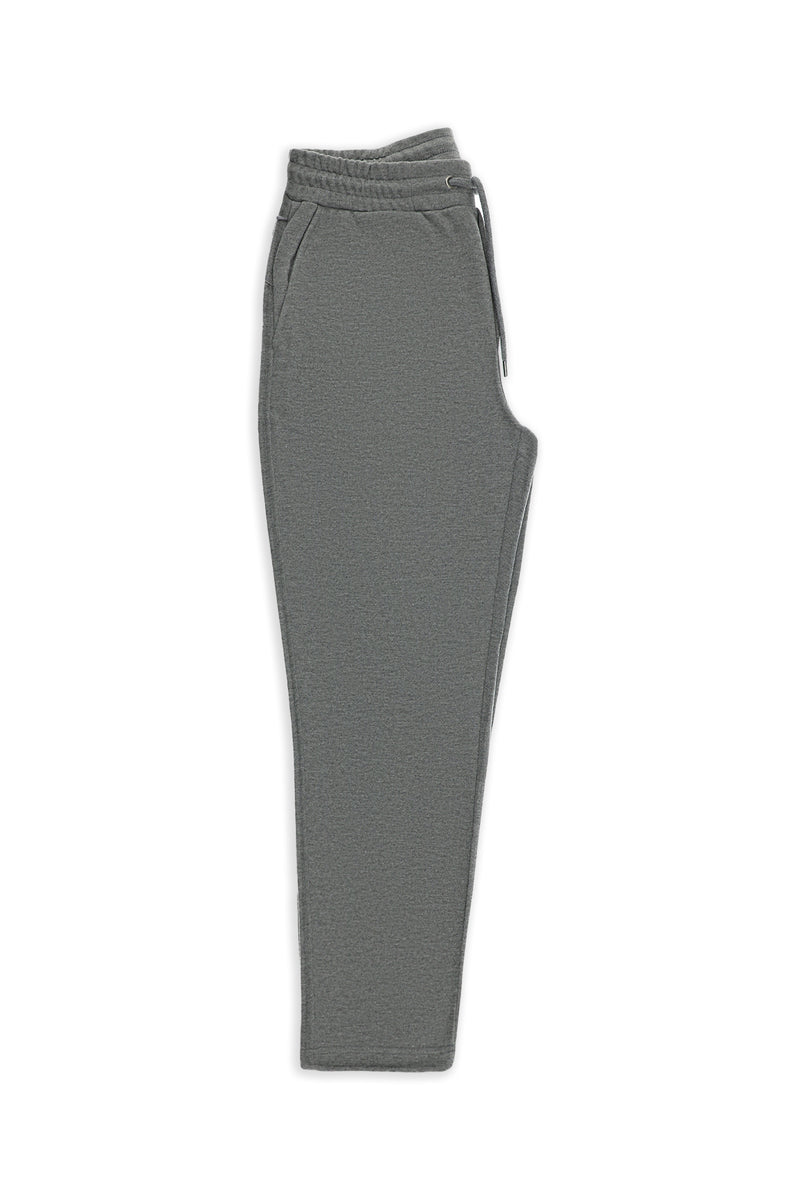 Orta Gri Melanj Regular Fit Pamuklu Sweatpant / Eşofman Altı