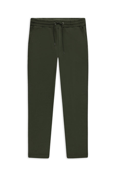 Koyu Haki Regular Fit Pamuklu Sweatpant / Eşofman Altı