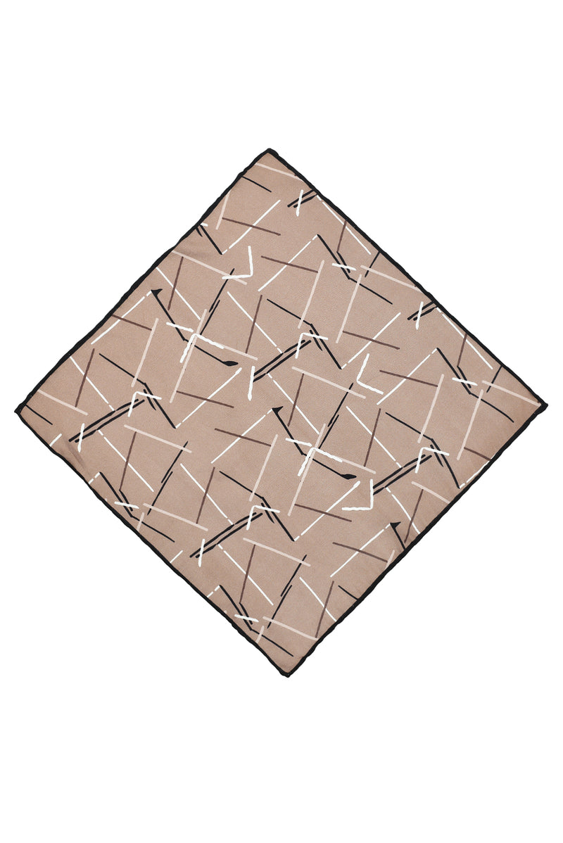 Orta Bej Desenli Mendil