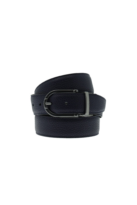 Orta Lacivert Klasik Deri Kemer