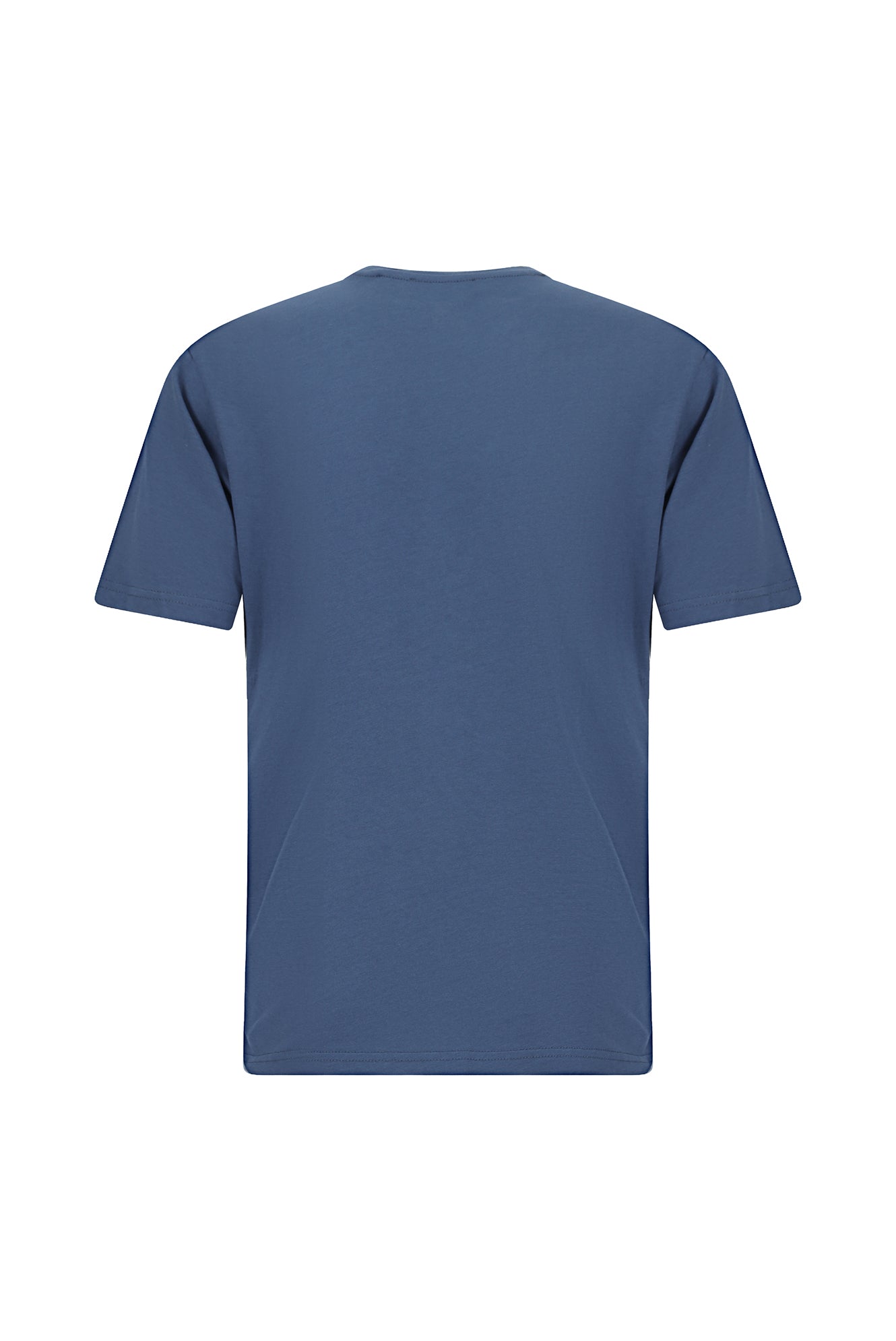 İndigo Bisiklet Yaka Regular Fit Nakışlı Modal Karışımlı T-shirt