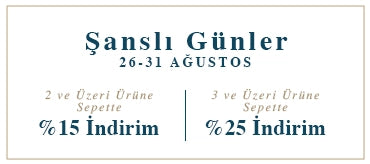 2 Ürün %15 İndirim  / 3 Ürün Üzeri %25 İndirim
