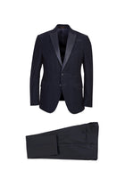 Lacivert Slim Fit Dar Kesim Smokin & Damatlık