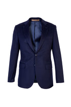 Lacivert Slim Fit Dar Kesim Kaşmir Ceket