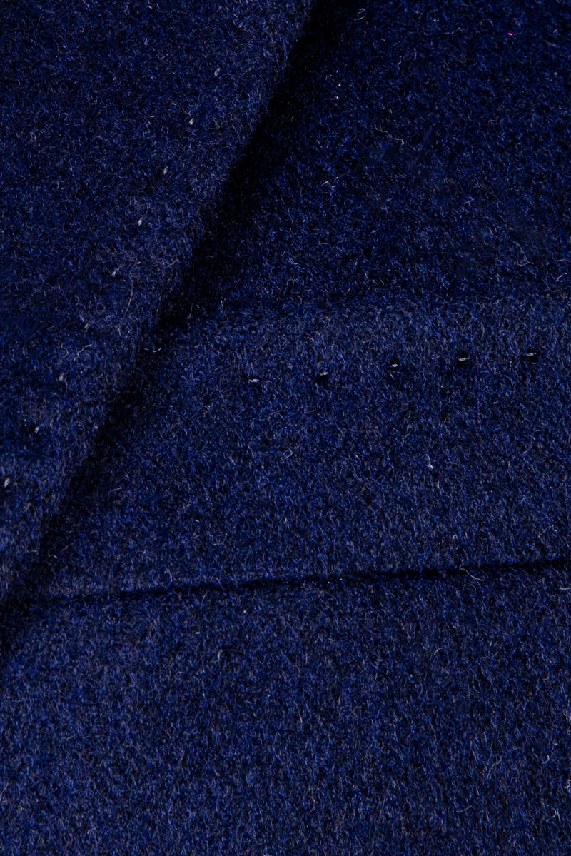Lacivert Slim Fit Dar Kesim Kaşmir Ceket