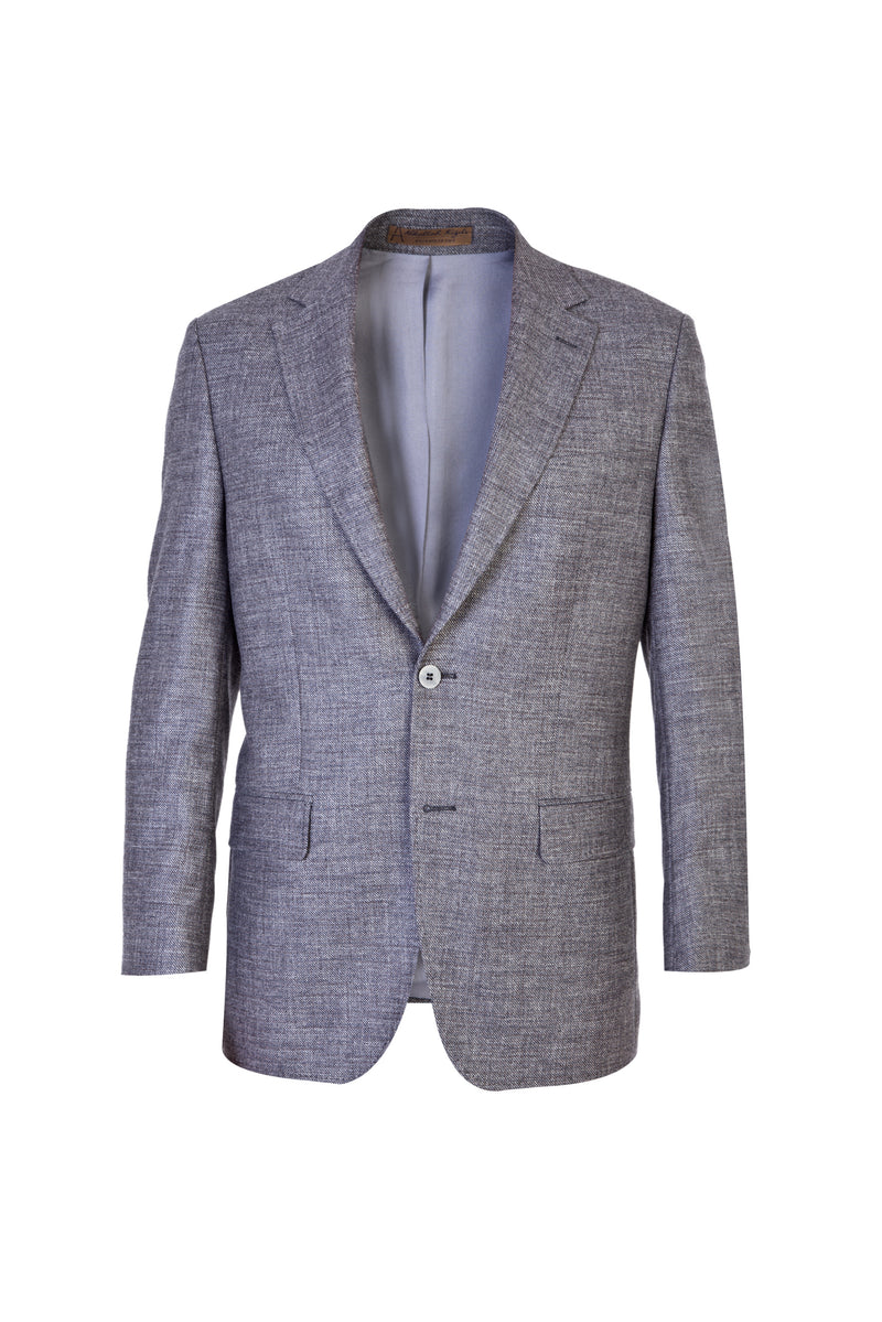 Orta Füme İtalyan Regular Fit Kaşmir Ceket