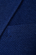 Mavi İtalyan Slim Fit Dar Kesim Yünlü Kuşgözü Ceket