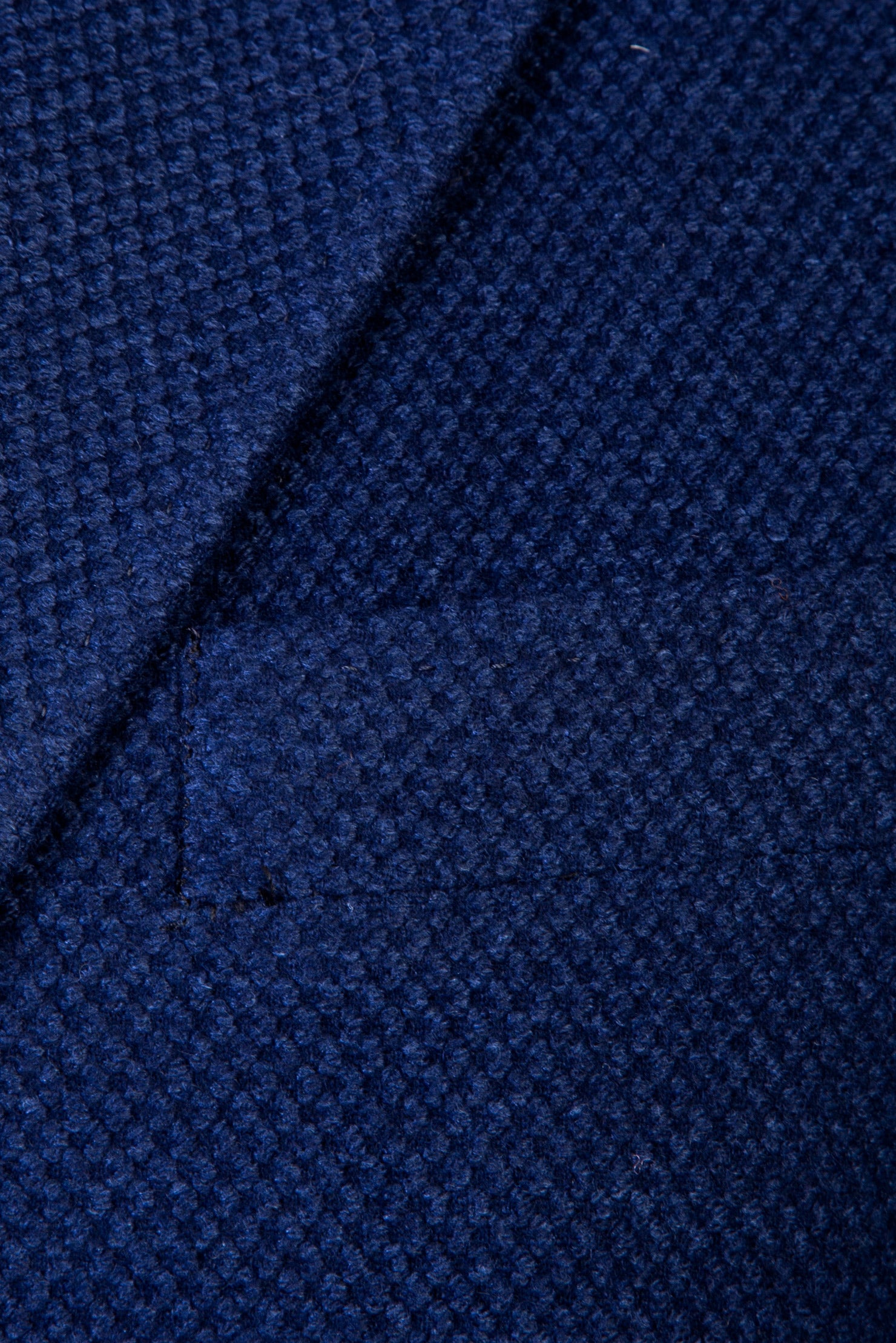 Mavi İtalyan Slim Fit Dar Kesim Yünlü Kuşgözü Ceket