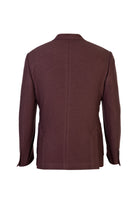 Koyu Kahve İtalyan Slim Fit Dar Kesim Yünlü Kuşgözü Ceket