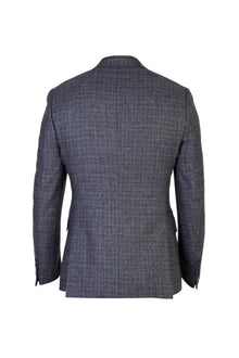 Orta Füme 7 Drop Slim Fit Dar Kesim Yünlü ?talyan Kruvaze Ku?gözü Ceket-Abdullah Ki??l?