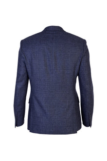 Lacivert 7 Drop Slim Fit Dar Kesim Yünlü ?talyan Kruvaze Ku?gözü Ceket-Abdullah Ki??l?