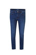Lacivert Slim Fit Dar Kesim Likral? Denim Pantolon-Abdullah Ki??l?