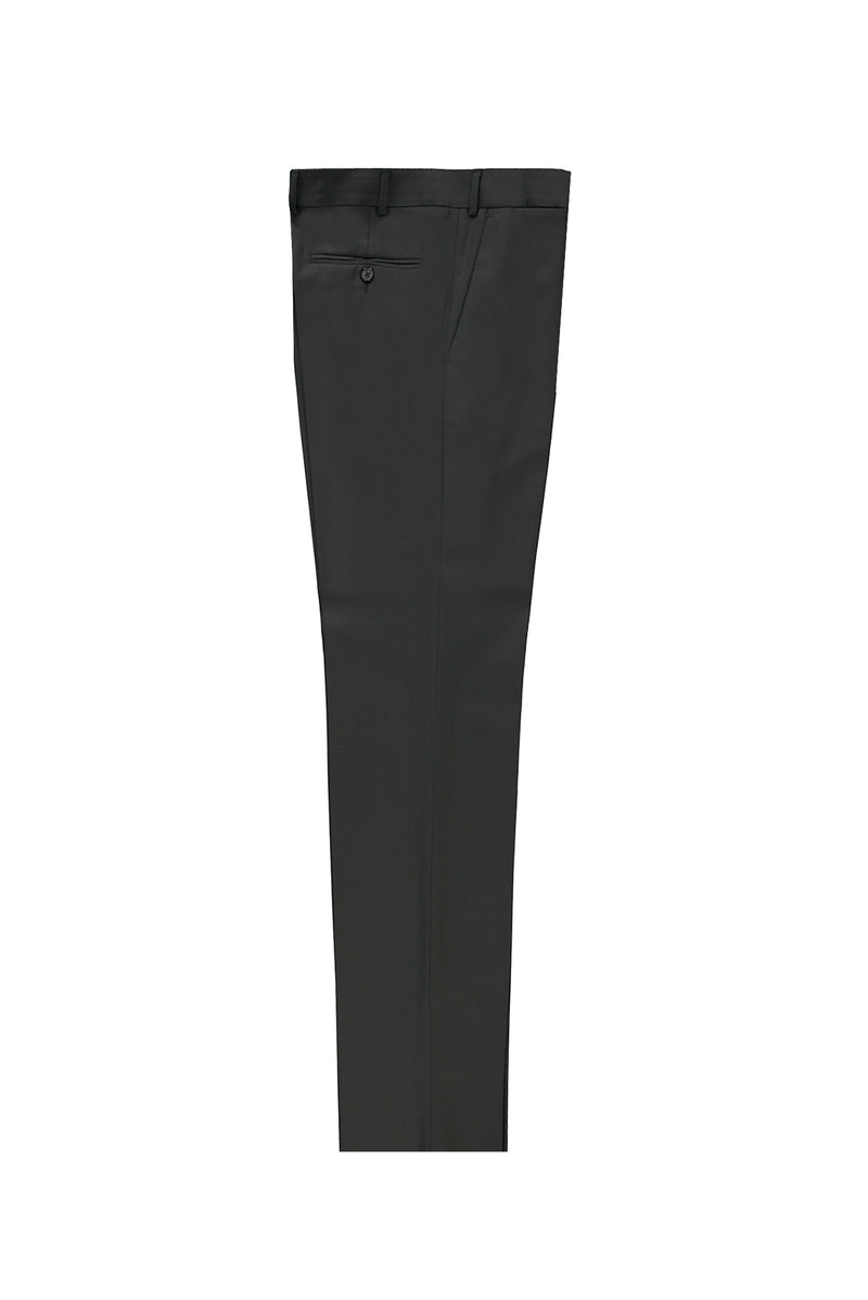 Siyah 6 Drop Regular Fit Standart Kesim Klasik Pantolon-Abdullah Ki??l?