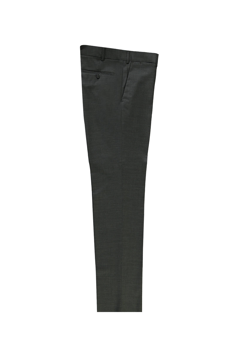 Füme Gri 6 Drop Regular Fit Standart Kesim Klasik Pantolon-Abdullah Ki??l?